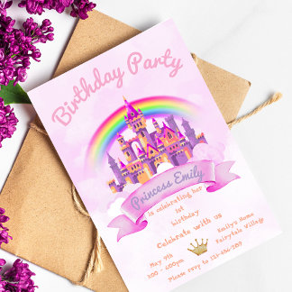 Einladung zum 1. Geburtstag einer Prinzessin - Edi