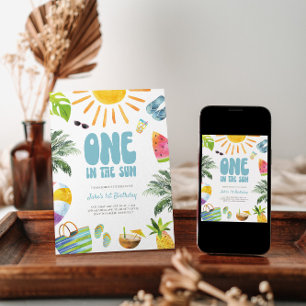 Einladung zum 1. Geburtstag im Sun Retro