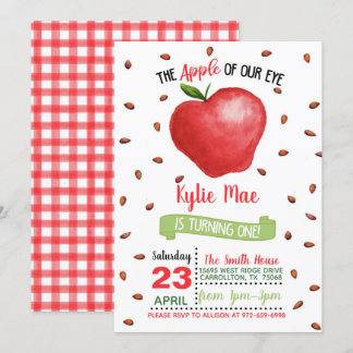 Einladung zum 1. Geburtstag von Apple - unser Auge