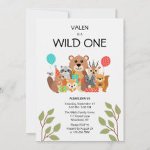 Einladung zum 1. Geburtstag - Wild One