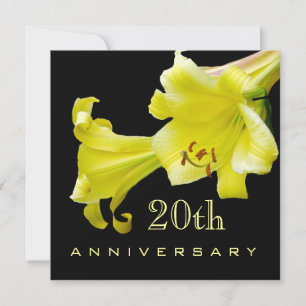Einladung zum 20. Hochzeitstag