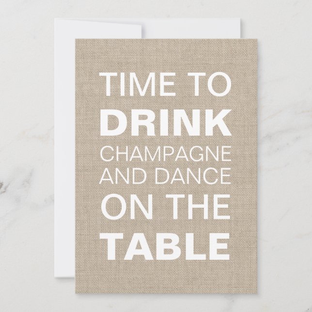 Einladung zum 21. Geburtstag (Vorderseite)