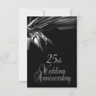 Einladung zum 25. Hochzeitstag