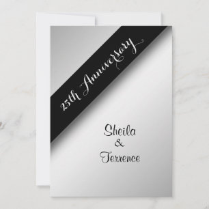 Einladung zum 25. Hochzeitstag