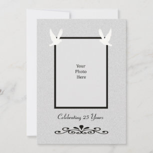 Einladung zum 25. Silver Wedding Jubiläum