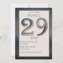 Einladung zum 29. Geburtstag