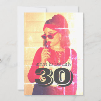 Einladung zum 30. Geburtstag