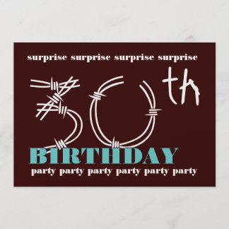 Einladung zum 30. Geburtstag