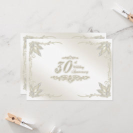 Einladung zum 30. Hochzeitstag
