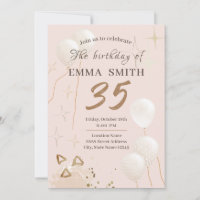 Einladung zum 35-jährigen Geburtstag