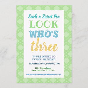 Einladung zum 3. Geburtstag