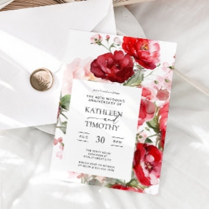 Einladung zum 40. Hochzeitstag