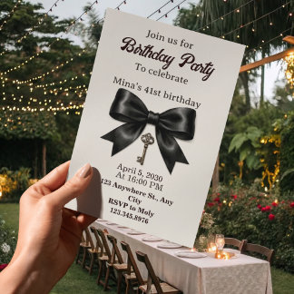 Einladung zum 41. Geburtstag für Frauen