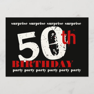 Einladung zum 50. Geburtstag