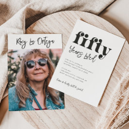 Einladung zum 50. Geburtstag | Foto 50. Geburtstag