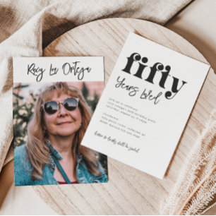 Einladung zum 50. Geburtstag   Foto 50. Geburtstag