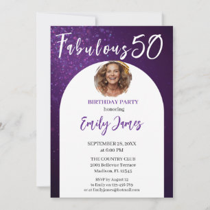 Einladung zum 50. Geburtstag für Frau