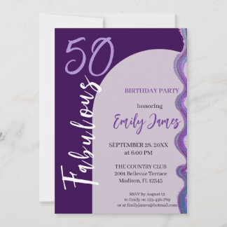 Einladung zum 50. Geburtstag für Frauen