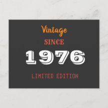 Einladung zum 50. Geburtstag - Vintag 1976 Limited