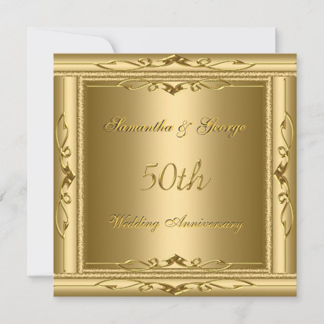Einladung zum 50. Goldjubiläum (Vorderseite)