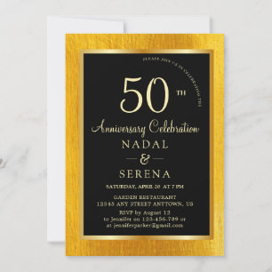 Einladung zum 50. Hochzeitstag