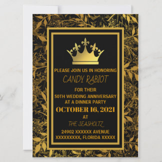 Einladung zum 50. Hochzeitstag