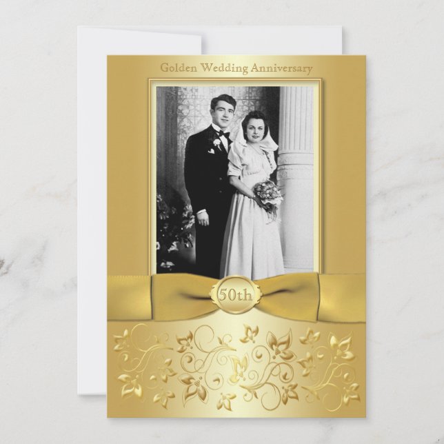 Einladung zum 50. Jahrestag (Vorderseite)