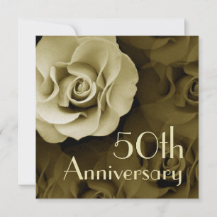 Einladung zum 50. Jahrestag - GOLD-Rose