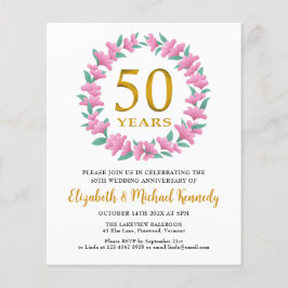 Einladung zum 50. Jubiläum