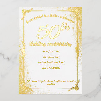 Einladung zum 50. Jubiläum