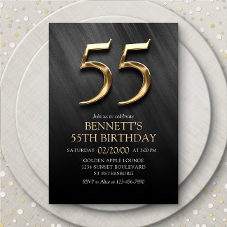 Einladung zum 55. Geburtstag