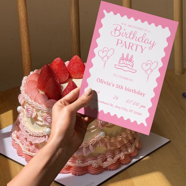 Einladung zum 5. Geburtstag: Sparkle & Fun (Von Creator hochgeladen)