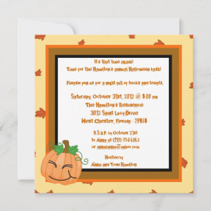 Einladung zum 5x5 Pumpkin Patch Halloween-Party
