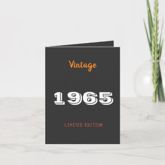 Einladung zum 60. Geburtstag - Vintag 1965 Limited
