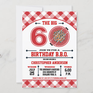 Einladung zum 60. Geburtstags-Grillfest