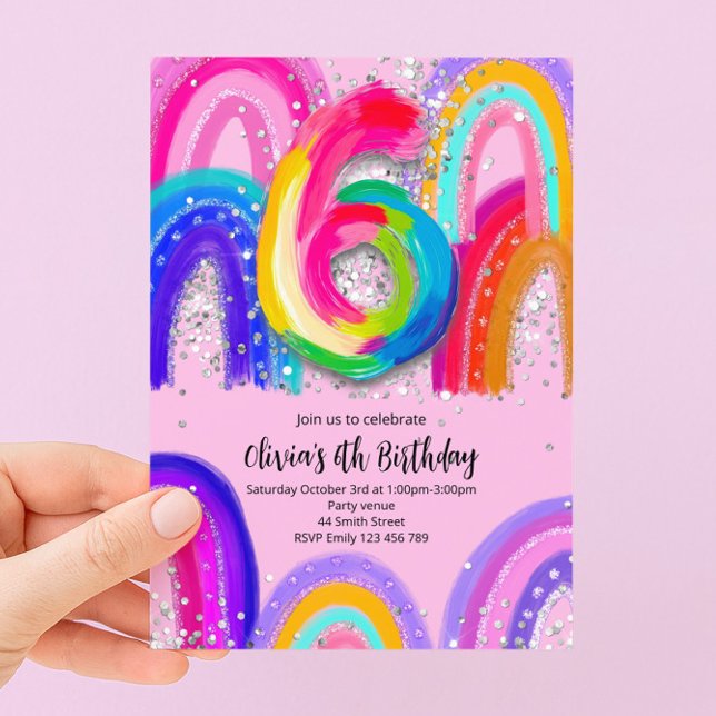 Einladung zum 6. Geburtstag (Von Creator hochgeladen)