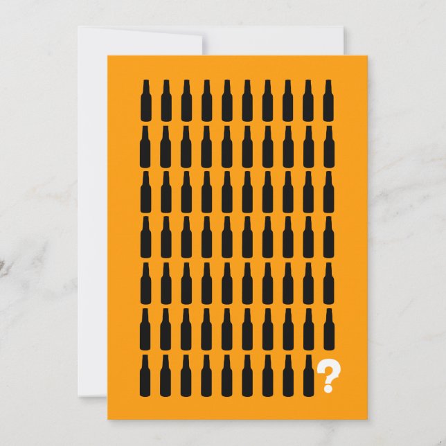 Einladung zum 70. Geburtstag - Beifall! (Vorderseite)