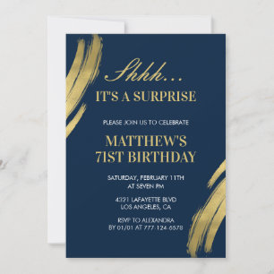 Einladung zum 71. Geburtstag Überraschungsparty He