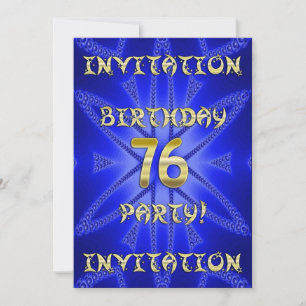 Einladung zum 76. Geburtstag