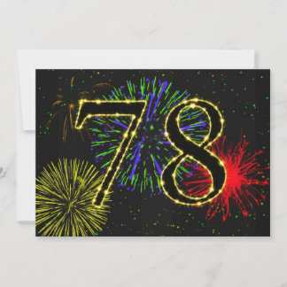 Einladung zum 78. Geburtstag