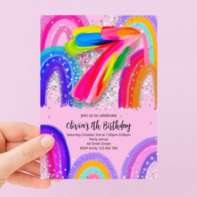 Einladung zum 7. Geburtstag (Von Creator hochgeladen)