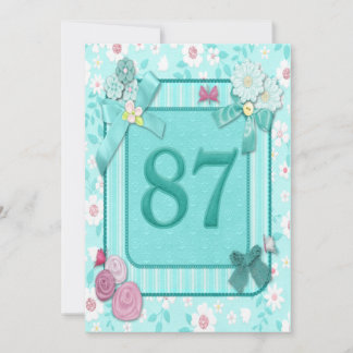 Einladung zum 87. Geburtstag