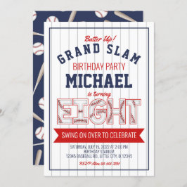 Einladung zum 8. Baseball Geburtstag