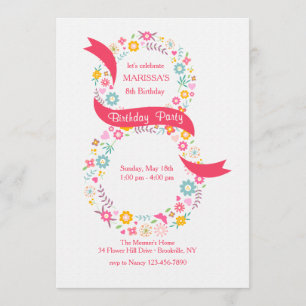 Einladung zum 8. Geburtstag