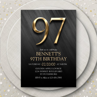 Einladung zum 97. Geburtstag