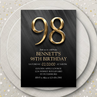 Einladung zum 98. Geburtstag