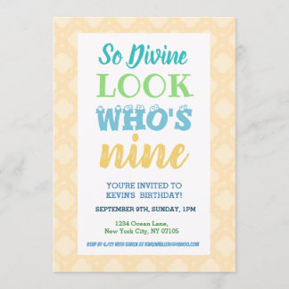 Einladung zum 9. Geburtstag