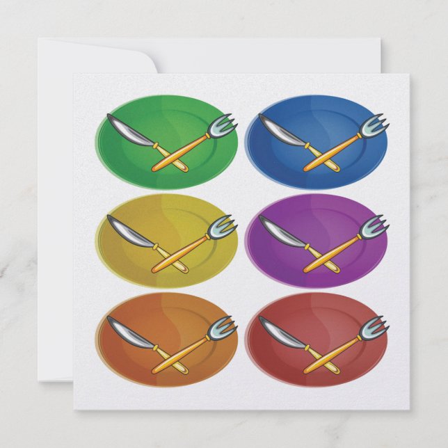 Einladung zum Abendessen (Vorderseite)