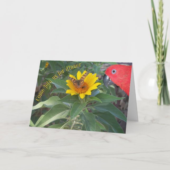 Einladung zum Abendessen (Vorderseite)