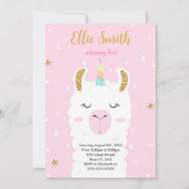 Einladung zum Aquarelllama